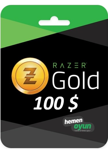Hemenoyun Razer Gold 100 Usd Dolar