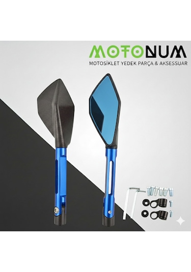 Benelli Trk 502 Modifiye Ayna-mavi Renk-a13049