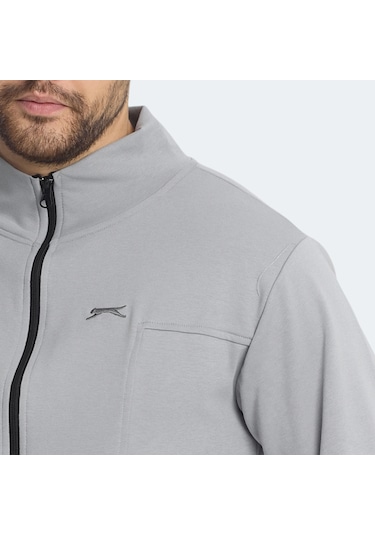 Slazenger KAGISONA IN Erkek Sweatshirt Gri