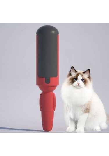 Hangfox Beyaz Plastik Otomatik Kedi Köpek Tüy Temizleyici, Çift Taraflı Tekrarlı Koltuk Halı Giyim Tüy Alıcı Beyaz