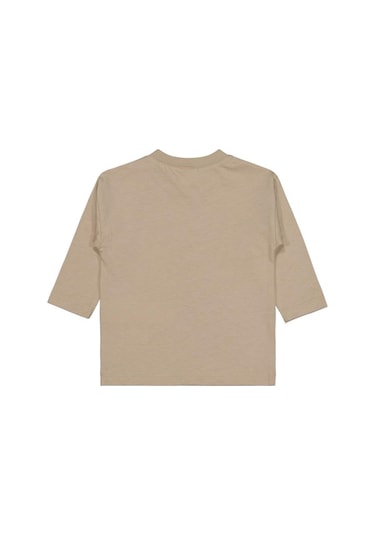 Civil Baby Dinazor Nakışlı 6-18 Ay Sweatshirt Vizon