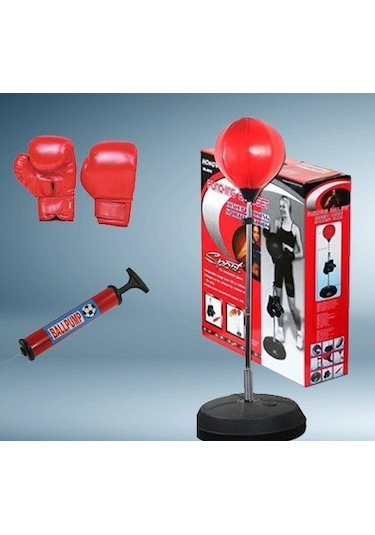 Ayaklı Boks Vurma Standı Pencikball Hız Topu 120-146 Cm Çok Renkli