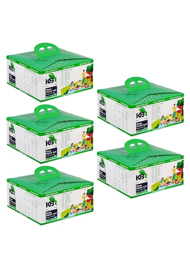 Kbr Mega Piknik Seti 12 Çeşit 62 Parça X 5 Set Çok Renkli
