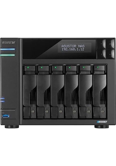 Asustor AS6706T N5105 6 Yuvalı 8 GB DDR4 Nas Depolama Ünitesi