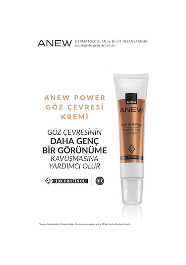 Anew Power Göz Ve Dudak Çevresi Kremi - 15ml