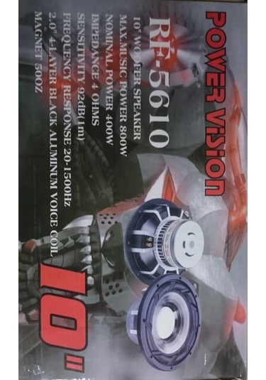 Power Vısıon 600 Watts 10" Hoparlör