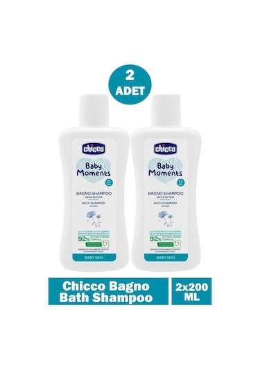Chicco Bagno Bath Shampoo 200 Ml 2 Adet