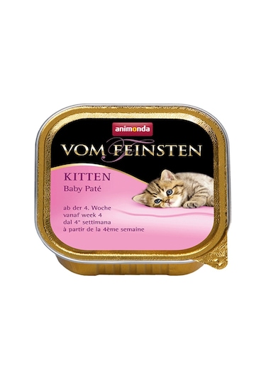 Animonda Vom Feinsten Kitten Etli Pate Yavru Kedi Yaş Maması 100 G