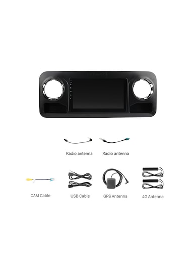 Mercedes Benz Sprınter 2018 Multimedya Navigasyon Usb Kamera Carplayer 6 Ram