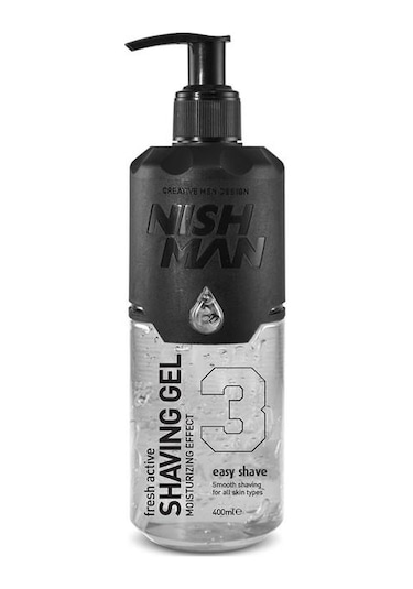 Nishman 3 Easy Shave Traş Jeli Pompalı 400 ML
