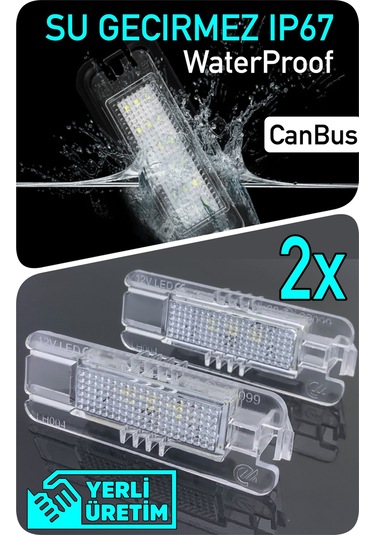 Porsche Carrera Gt 2003 2006 Canbus Led Plaka Aydınlatma Ledi Lambası