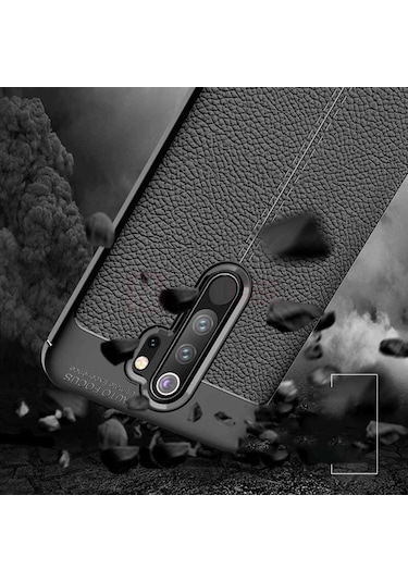Xiaomi Redmi Note 8 Pro Kilif Deri Tarzi Niss Silikon Case 389472455