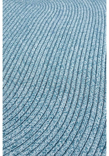 Cesta El Yapımı Örgü Turkuaz Kilim 80x120 4005 Turkuaz