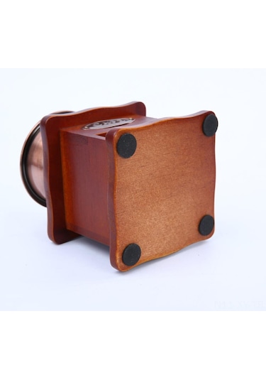 Shineyee Ahşap Gövde Manuel Kahve Değirmeni Evde Kahve Fıstıkları, Baharat Ve Otlar İçin Uygun, İtalyan Tarzı Kompakt Tasarım Diğer