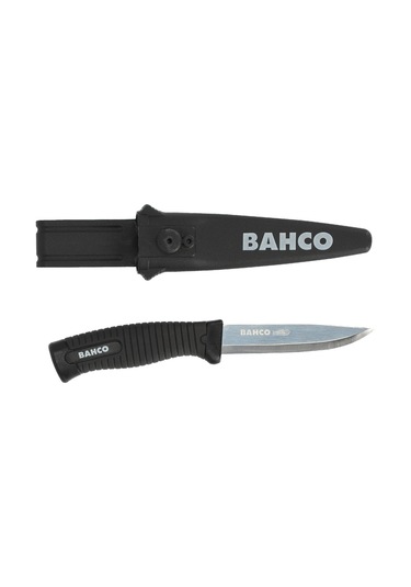 Bahco Çift Bileşenli Saplıçok Amaçlı Tradesman Paslanmaz Çelik Bıçak 2446-bl Siyah