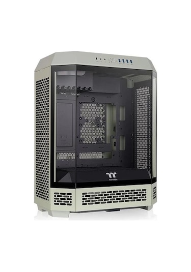 Thermaltake The Tower 600 TG CA-1Z1-00MEWN-00 Oyuncu Mid-Tower Bilgisayar Kasası Yeşil