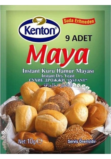 Kenton Instand Kuru Hamur Mayası 9'lu