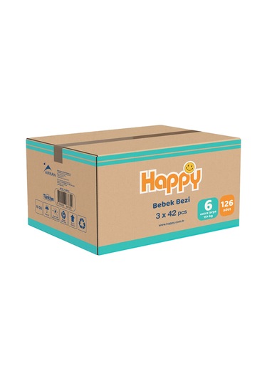 Happy Bebek Bezi Extra Large 6 No 126 lı