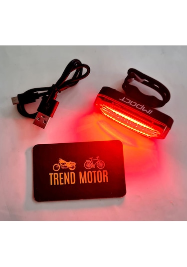 Polis Çakar Flaşör Mavi Kırmızı Işık Bisiklet - USB ŞARJLI