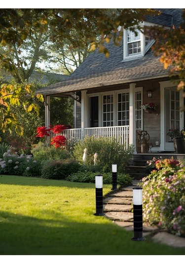 Huzur Elektrik Bollard Direk 55cm Aydınlatma Armatürü 13438