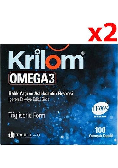 Krilom Omega-3 2 x 100 Kapsül