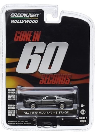 Greenlight Eleanor 60 Saniye 1967 Mustang 1:64 Model Araba
