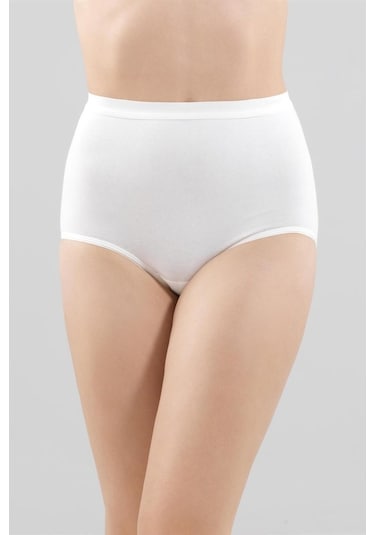 Blackspade 1314 Bayan Essential Yüksek Bel Krem Slip Külot