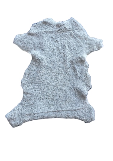 Gerçek Kuzu Postu Kısa Tüylü - 50 X 40 Cm Gri