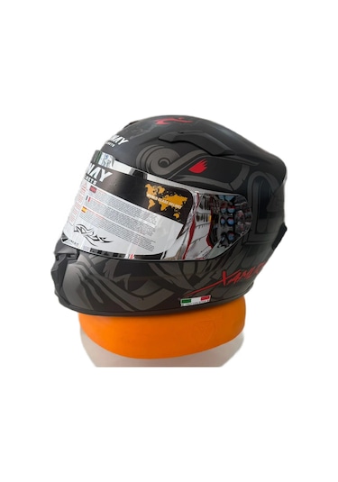 Sway SW 820 Xamurai Full Face Motosiklet Kaskı Siyah