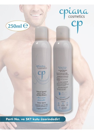 Cpiana Vücut Sprey Erkek Ter Önleyici 250ml