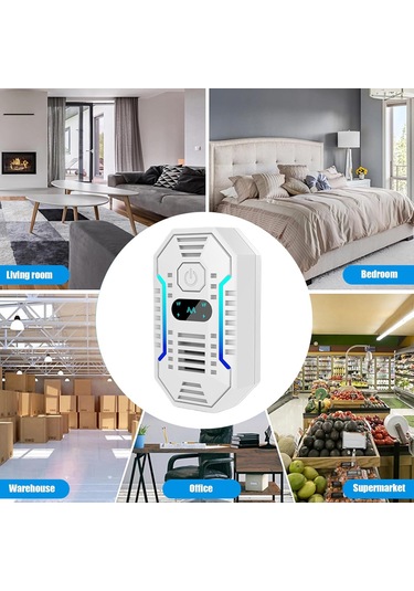 Tenfowee Ev İçi Ultrasonik Sinek Kovucu - Banyo Ve Tavan Katları İçin Avrupa Standartlı Elektronik Böcek Repelleri Beyaz