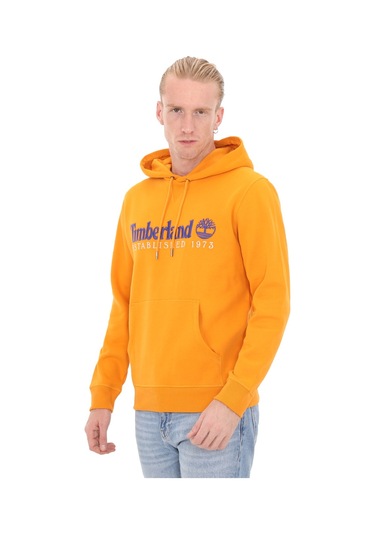 B0a6s5wed11-r Timberland Ls 50th Anniversary Est. 1973 Hoodie Bb Erkek Sweatshirt Bronz