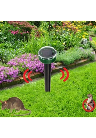 Güneş Enerjili Yılan Akrep Köstebek Böcek Kovucu 800 M2 Pilsiz
