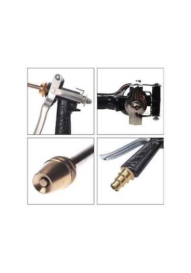 Valkyrie Yüksek Basınçlı Ayarlanabilir Uzun Şaft Bahçe Oto Yıkama Tabanca Başlık