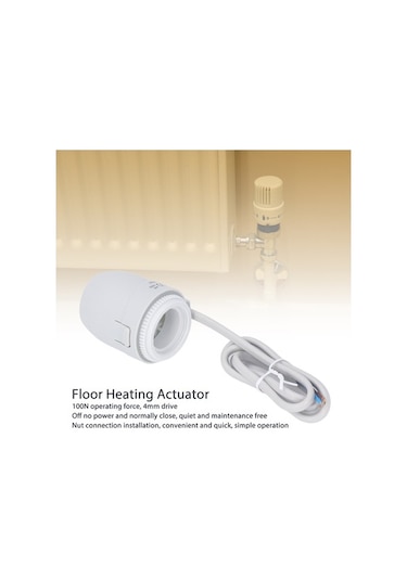 Besthome1 230v Ac Normal Kapalı Buderus Radyant Aktüatörü 100n Ip54 -25+65 C Bakımsız