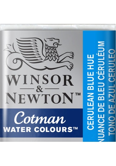 Winsor & Newton Cotman Yarım Tablet Suluboya N 139 Ceruelan Blue
