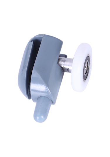 Lebıhmurah Bf821 Flyeer 27mm Altında 4 Parça Set Banyo Cam Sürgülü Kapı Kasnağı Duş Odası Aksesuarları Beyaz - Gri