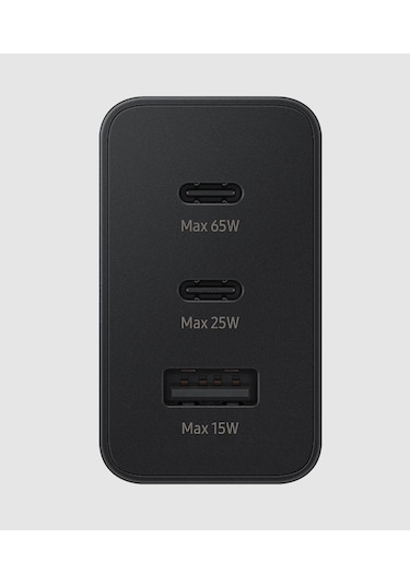 Type C & Type A Hizli Sarj Aleti Uclu 2xtype C- Usb 65w 25w 15w