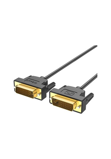 Qgeem QG-HD15 Çift-Bağlantı DVI Kablo Adaptörü Kablosu 1 Metre