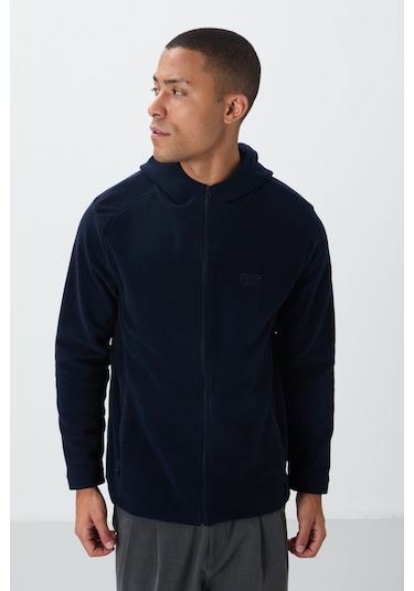 Tommy Life Connell Lacivert Rahat Kalıp Polar Erkek Sweatshirt - 88313 Lacivert