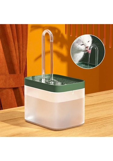 Jıalan Ultra Sessiz Kedi Su Çeşmesi Filtre Akıllı Otomatik Pet