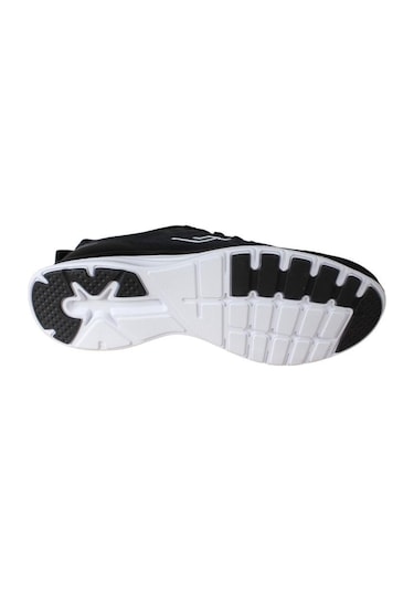 Jump Erkek Gri Siyah Fileli Memory İç Taban Sneaker Spor Ayakkabı Siyah