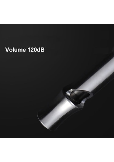Geeksen Titanyum Düdük - 120db Yüksek Ses, Kamp Ve Spor İçin Taşınabilir Metal Düdük