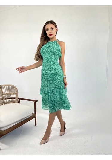 5944 Elbise-san Francisco Çok Renkli