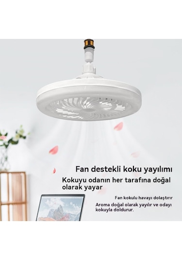 Akıllı Uzaktan Kumanda Vidalı Fan Işığı 30w