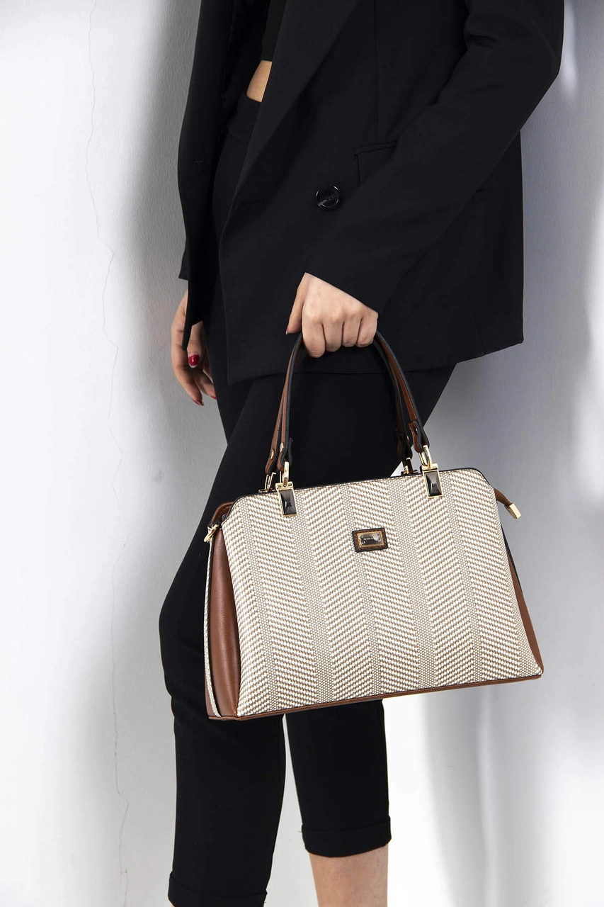 Silver Polo Kadın El Ve Çapraz Çanta 972 Bej