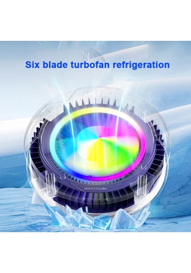 Pmr Sl-25 Cep Telefonu Soğutucu Rgb Işıklı, Kıskaçlı & Manyetik, Sessiz Güçlü Fan