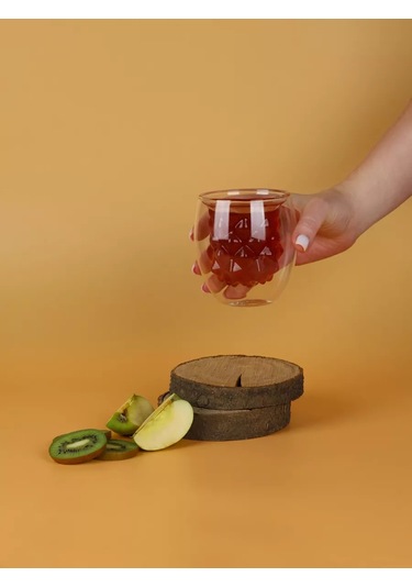 Miland Home Kapuçino Ve İçecekler İçin 200 Ml Alt Tabanlı Çift Duvarlı Bardak 209731625 Beyaz