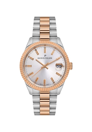 Jpqls247328rg Jacques Phılıppe Kadın Kol Saati Gümüş - Rose Gold