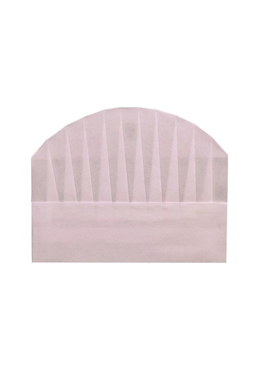 Tela Aşçı Kepi 23 Cm. Beyaz 100 Adet